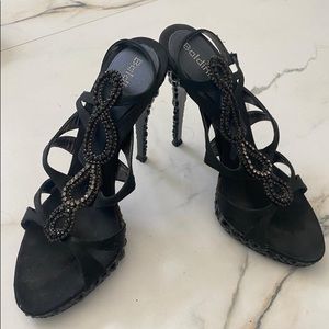 Baldini black heels